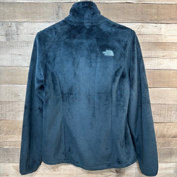 The North Face Osito Full Zip Fleece Jacket Teal Blue Womens Small S - Picture 3 of 6